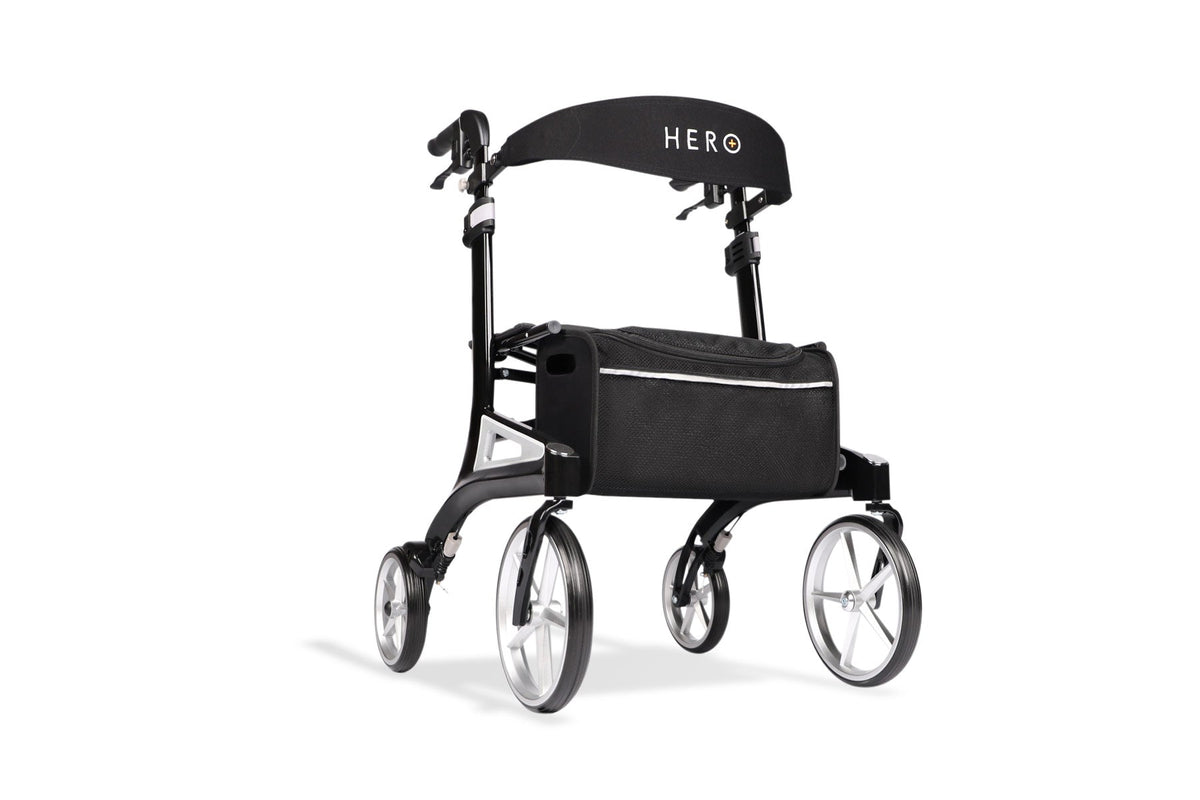 Hero Medical Outdoor Lite Seat Walker - Black