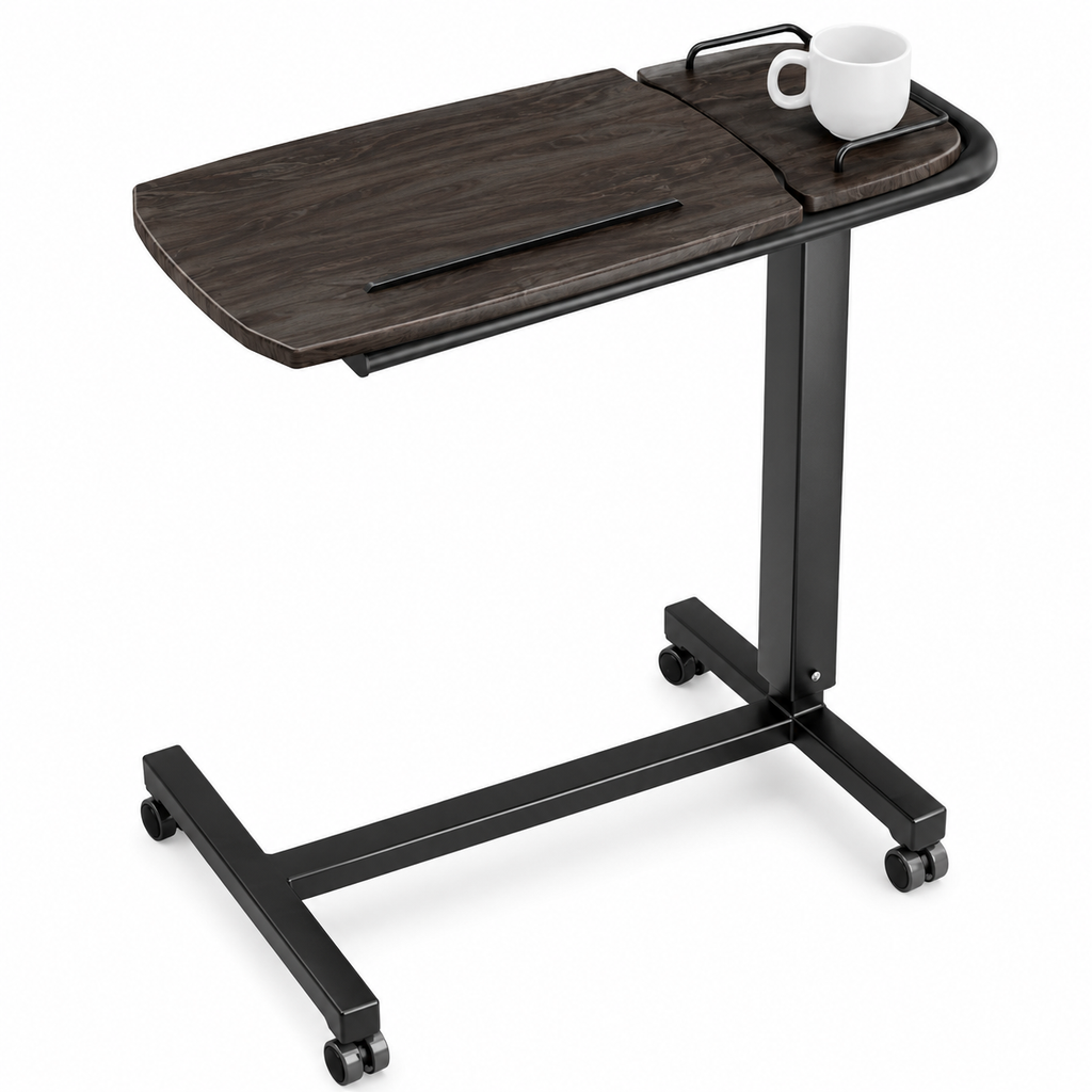 Icare Over Bed Table with Tilting Split Table