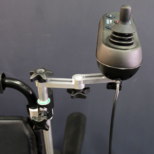 E-Traveller Rear Attendant Controller Bracket fitted