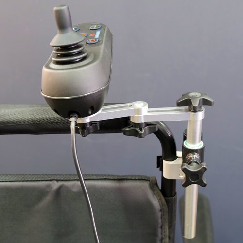 E-Traveller Rear Attendant Controller Bracket fitted to 180