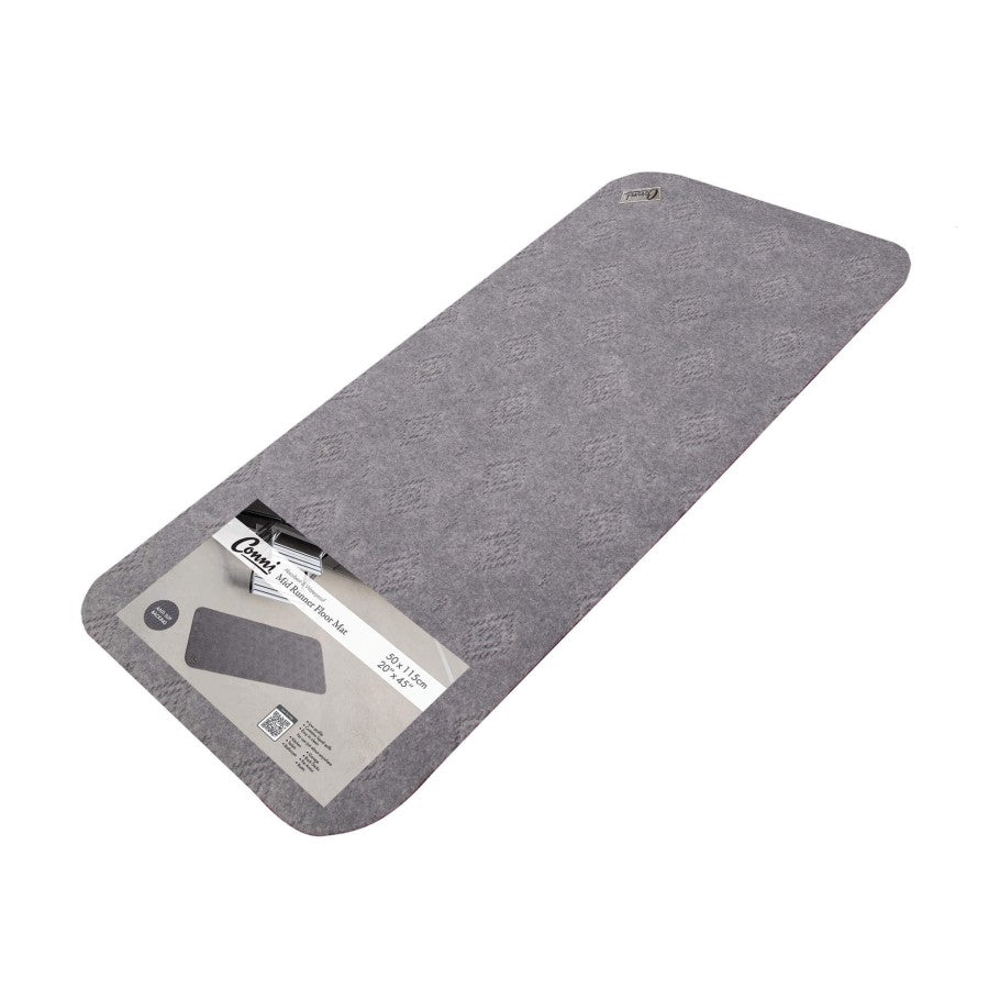 Conni Mid Runner Anti-Slip Floor Mat - Grey