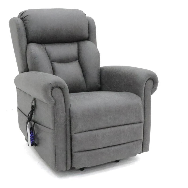 Avante Bolton Lift Chair - Carbon Fabric, side view