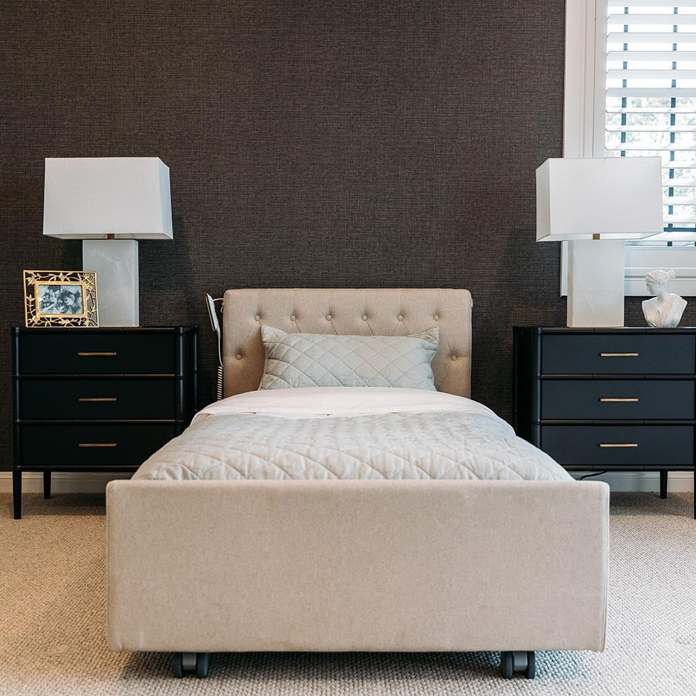 Carequip Casero Duo Bed - Oxford Oatmeal
