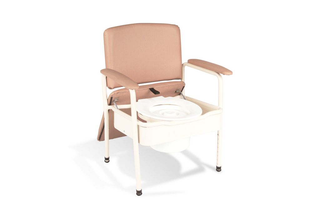 Hero Medical Deluxe Bedside Commode - detail view