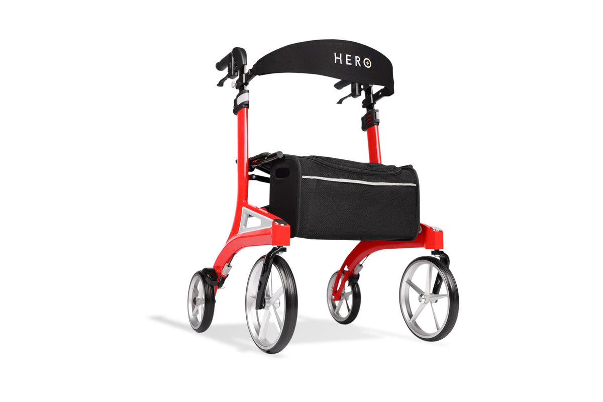 Hero Medical Outdoor Lite Seat Walker - Red