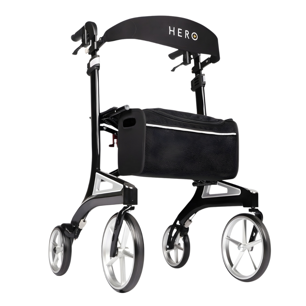 Hero Medical Outdoor Lite Seat Walker (Aluminium) - Red