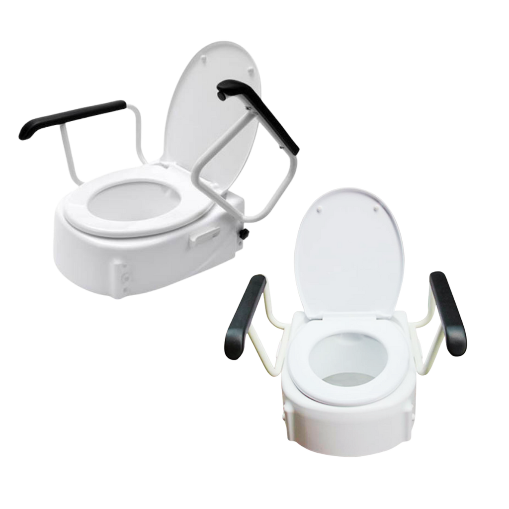 Hero Medical Raiser Toilet Seat with Swing Back Arms