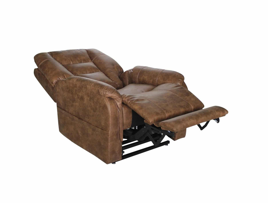 Theorem Mercer Lift Chair - reclined with footrest extended