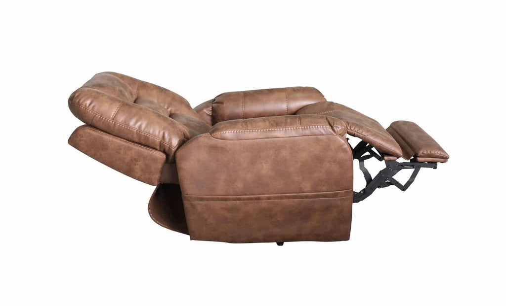 Theorem Mercer Lift Chair - reclined, side view