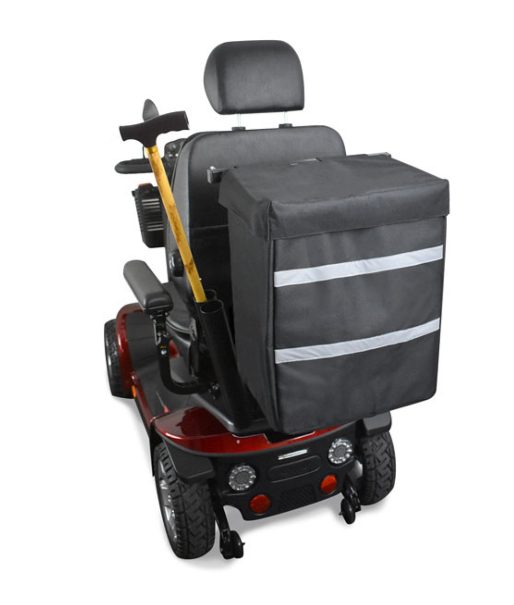 Mobility Scooter Rear Bag & Cane Holder, view 2