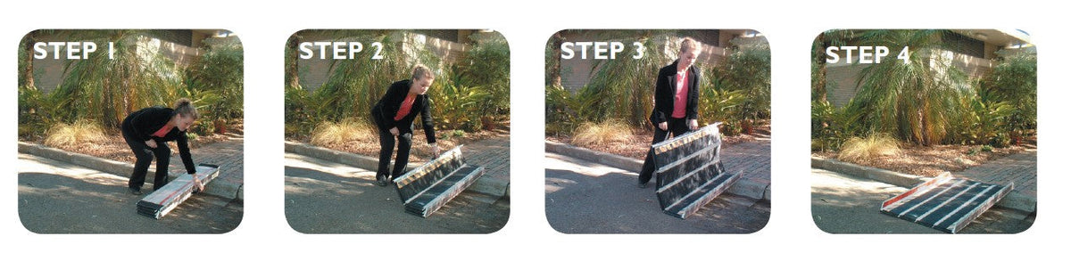 Ramp with Edge Barrier (Various Sizes)