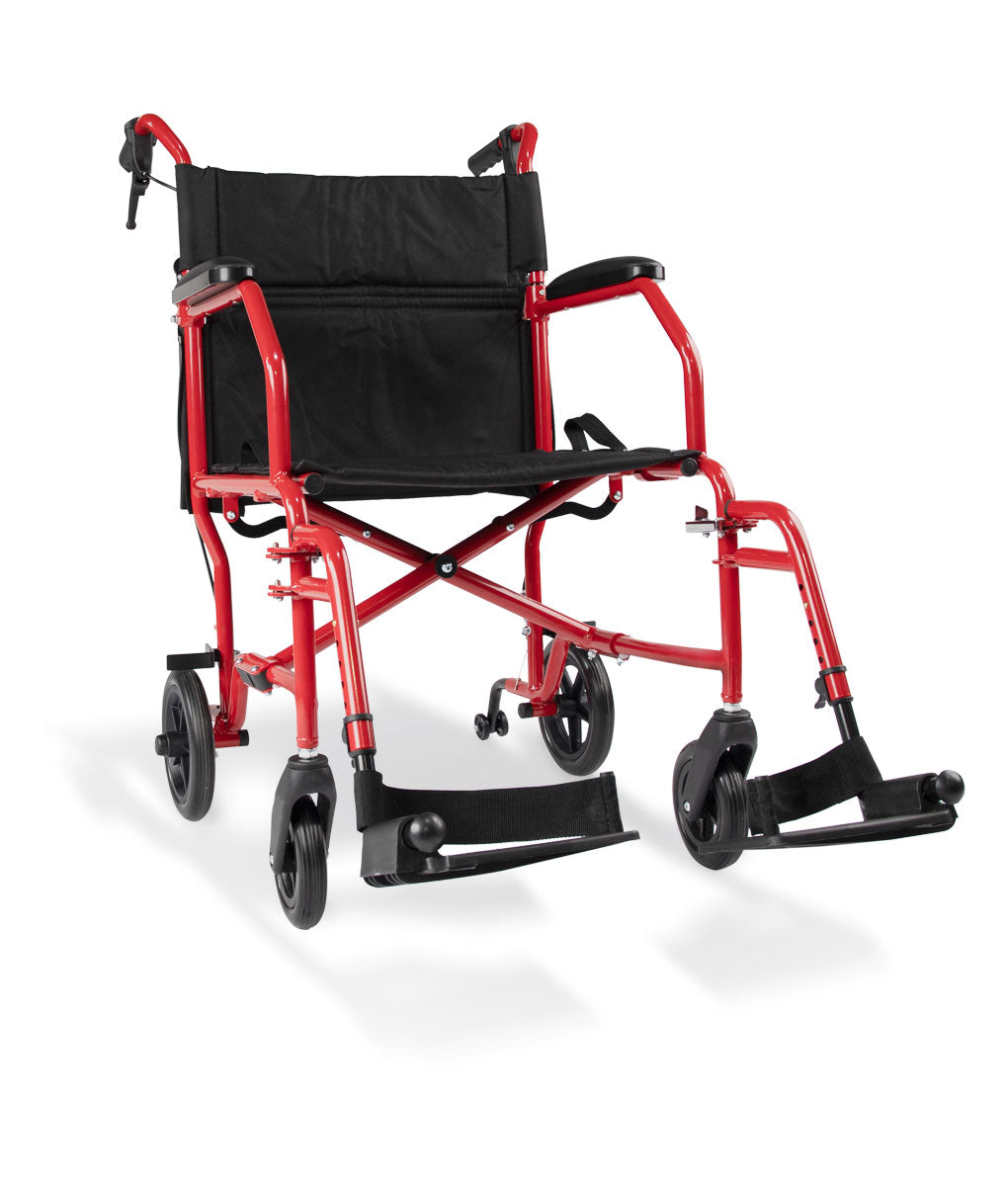 Hero Medical Feather Lite Wheelchair - Red