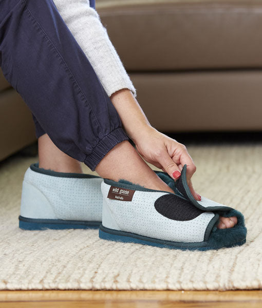Wild Goose Sheepskin - Open Toed Care Boot