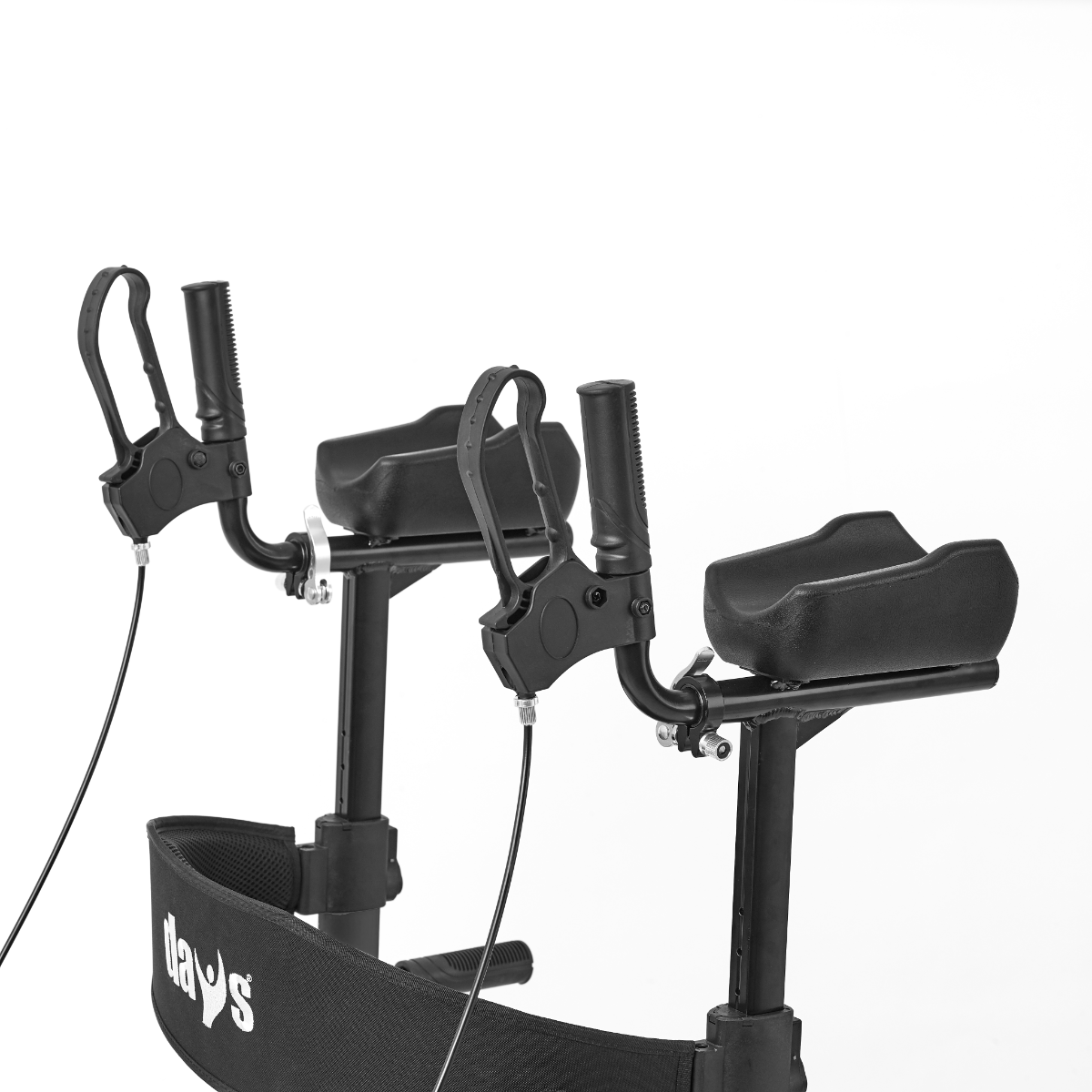 Days Upright Walker – contoured armrests and loop brakes