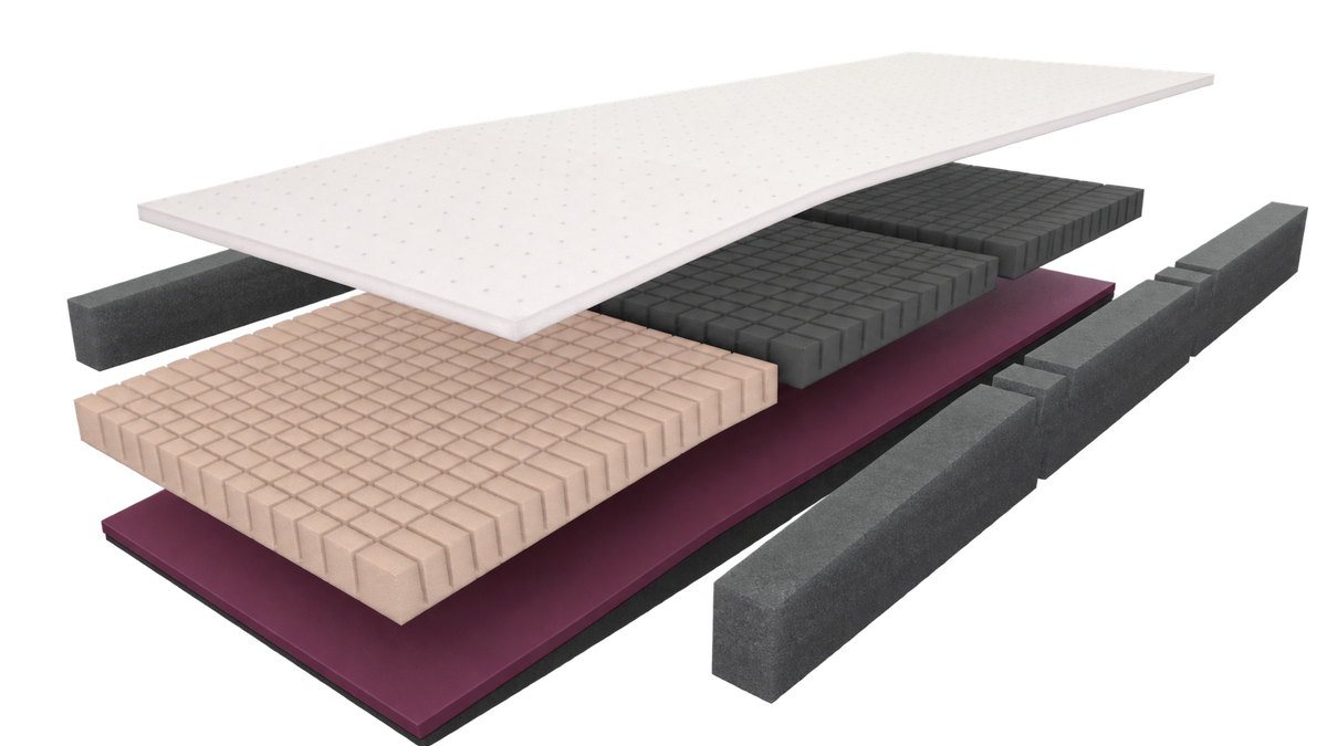 Forte Sovereign Plus mattress - cutaway
