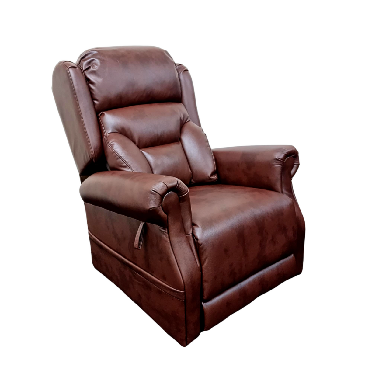 Icare VMotion Lift Recliner Chair - Vinyl Cognac