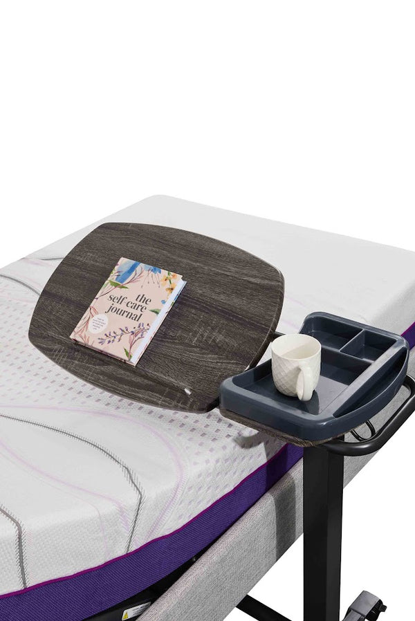 Icare Over Bed Table with Tilting Split Table