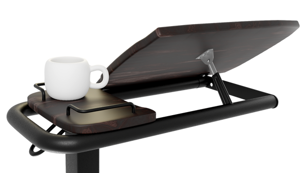 Icare Over Bed Table with Tilting Split Table